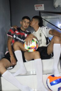 darwinandbrayann Strength, passion, and style in every play. Two footballers who turn the pitch into pure temptation Pic 3