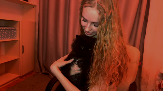 LunaCrave Me and my sweet cat Pic 2