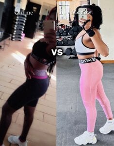 NaughtyGymBabe Transformation 🫶🏾 Pic