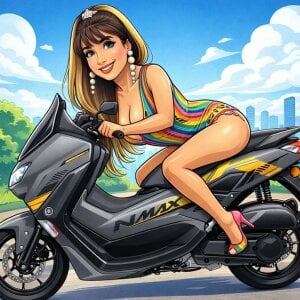UrDreamTsMistress My Dream Motor Bike NMAX Immagine 