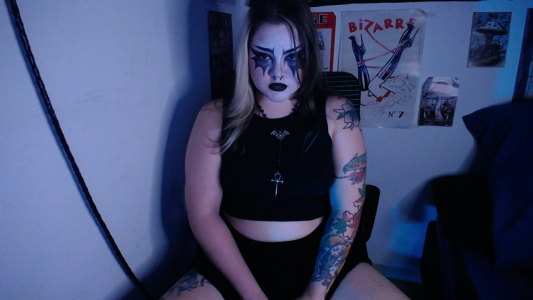 Bdsm_and_fries Spooky Makeup Pic 3