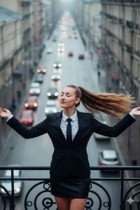 KateRedgar in the office Pic 4