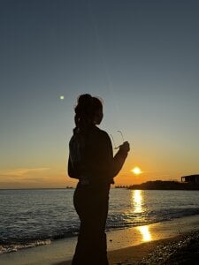 HaleyReedme A walk in the sea 🌊 side ❤️🌅 Pic 6