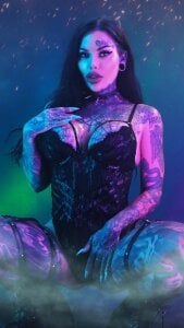 darkinkedbabe sexy neon Foto 6