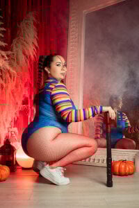 Ashley_Monroe Spooky season its here and I wanna play 🖤🧡 사진 3