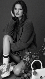 AndreaPink2024 Black and White Pic 4