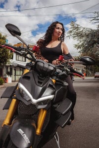 SamanthaAntolin Motorcyclist girl 🏍 Pic 7