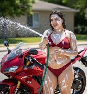 Alanna-sloppy 🌈 “Messy Ride — adrenaline and liquid fun” Εικόνα