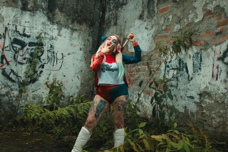 CelesteBaker Halloween 🎃🎃🎃 HarleyQuinn 😈😈 Pic 6