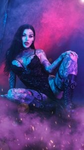 darkinkedbabe sexy neon Foto 8