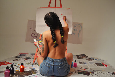 eviegothel_ Art on my body 🎨😏 Pic 2