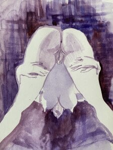 PamelaWet Erotic watercolours Pic