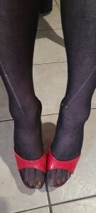Nathanylon Pied sexy nylon Pic 3