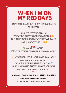 HannaPretthy 🩸when I'm on my red days 🩸 Εικόνα