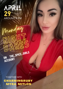 IsabellaEtthan Monday Night Dares Pic