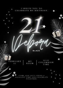 Debora_blaze SPECIAL INVITATION FOR EVERYONE ON MY BIRTHDAY Pic