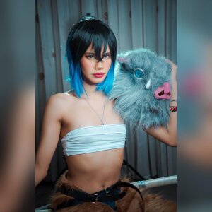 Inosuke Cosplay de Pamiruss0_  9 Imagens