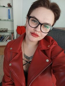 KamillaJei red leather jacket 사진 3