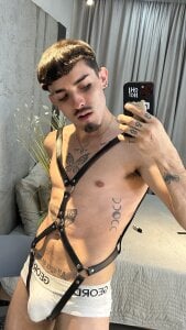 NikoStone_ Niko with a very hot harness Immagine  2