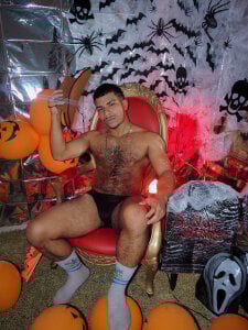 Javier_Hot27_ Happy Halloween 🎃☠︎🎃☠︎🎃☠︎ Pic 3