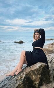 marrena_ The black dress and the salty wind Pic 7