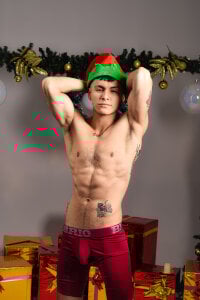 Leo_santoro There is no better gift than your body next to mine on this Christmas Eve." Pic 4