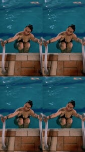 Cafeziitha02 dia en pisina Gambar