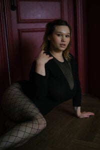 KarenBlair hot black cat Pic 7