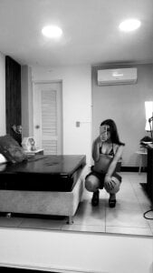 RubyCollins_ Black and white 🖤🤍 Pic 4