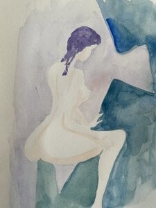 PamelaWet Erotic watercolours Pic 9
