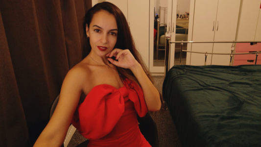karlaolivia hot red dress 사진 2