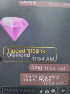 Jin_Yourlover A meaningful gift my birthday Pic