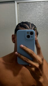 Straight_with_curls Braided 🎱 Pic 8