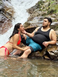 julietta_max horny in the river Pic 2