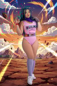 Cosplay Bulma de DarlingBDSM_  photos