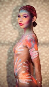 Body paint artistic 🔥💖✨ od crystal_gilton  6 snímek