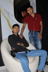 darwinandbrayann Class, style, and an irresistible dose of charm. Two men who redefine elegance with every glance 🖤✨ Pic 2