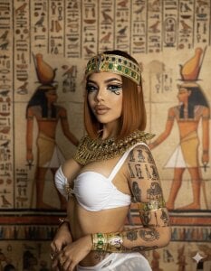 Catvalentine_: Cosplay Cleopatra Egyptian Goddess🌬️ ( 2 фото)