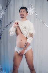 AxelAndJeremy white and sexy christmas Pic 4