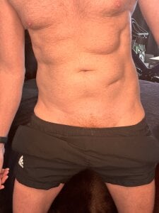 Gayginger86 Sweaty Body Tease in Shorts (before/after run Pic
