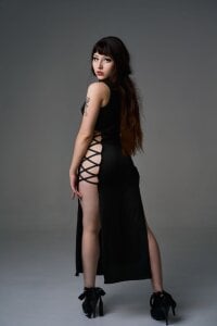 Amber_Glow_ Sexy dress cutout Pic 2