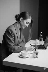 KateRedgar in the office Pic 2