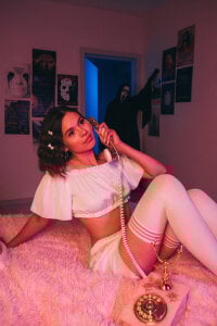 PollyLanders Just a Girl and Her Mask Poză 2