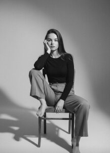 AkikoAnkrom Black and white Poză 5