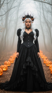 saralovens 🎃 The Queen of Halloween: Guardian of the Cursed Forest 👑🕸️ Pic