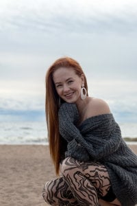 DreamVikky's Overcast day at the beach Part 1 Sex Photo 1