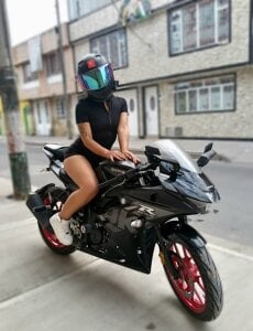 Ibbye_Moreau My secret hobby🏍️ Pic 6