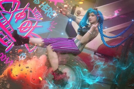 evybubbles Cosplay Jinx Arcane Pic 5
