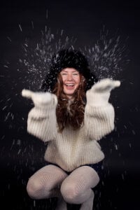 DreamVikky's Snowy Day Sex Photo 1