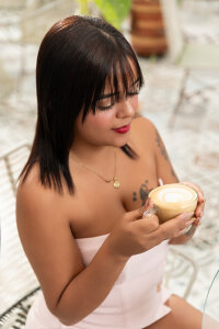 Naugthy-Mey in a beautiful landscape Foto 3